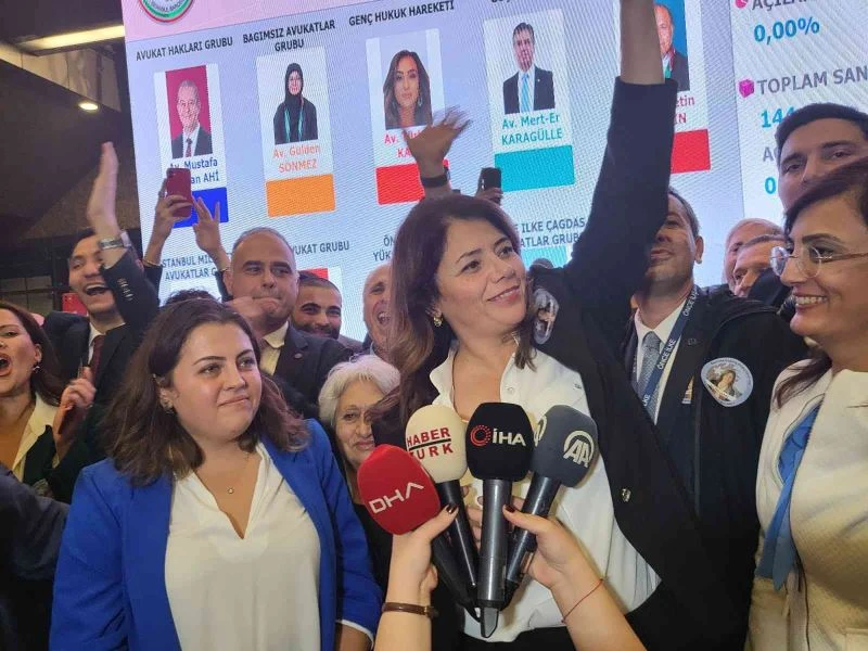 İstanbul Barosu’nun yeni başkanı Filiz Saraç oldu
