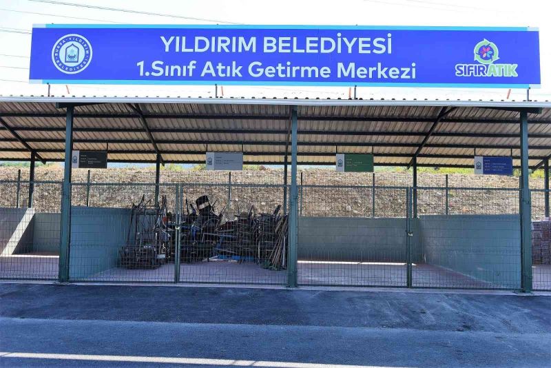 Yıldırım Belediyesi’nden çevre dostu “ Atık Getirme Merkezi”
