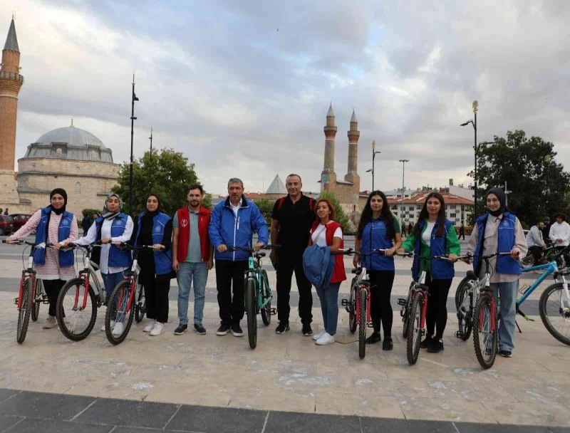 Sivas’ta bisikletini al gel etkinliği düzenlendi
