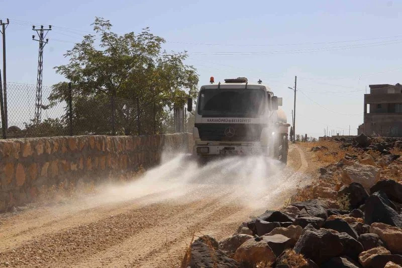 Karaköprü kırsalında üstyapı çalışmaları sürüyor
