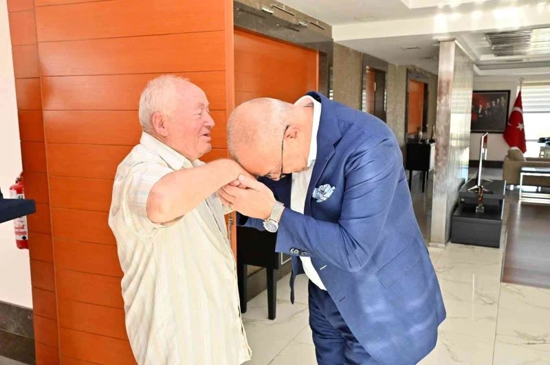 Başkan Ergün’den Sadullah Bakkal’a teşekkür
