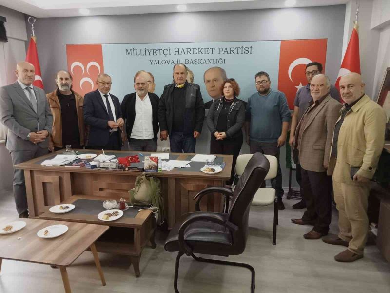 Yalova’da İYİ Parti’den istifa eden 4 kişi daha MHP’ye katıldı
