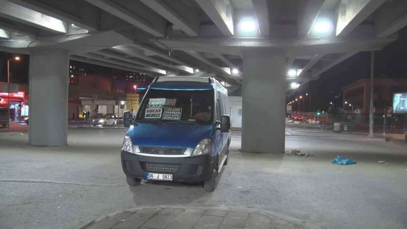 Başkentte bıçaklı saldırıya uğrayan dolmuş şoförü hayatını kaybetti
