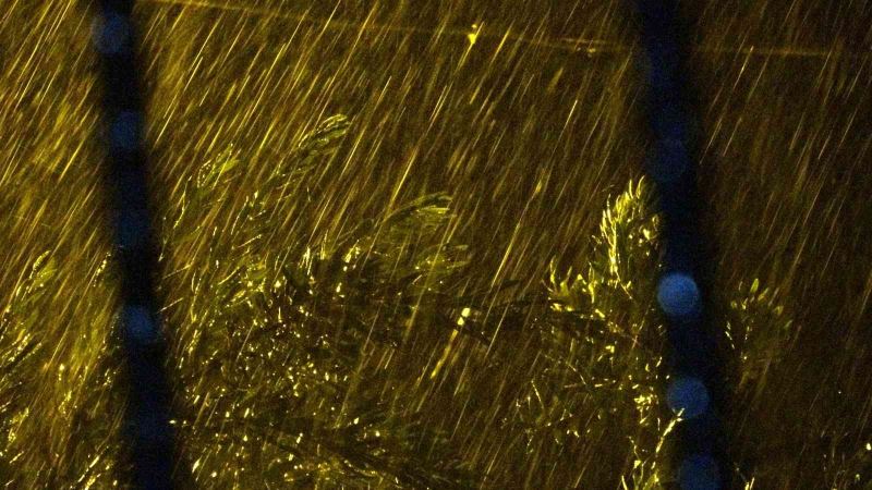 Osmaniye’de gök gürültülü sağanak yağış etkili oldu