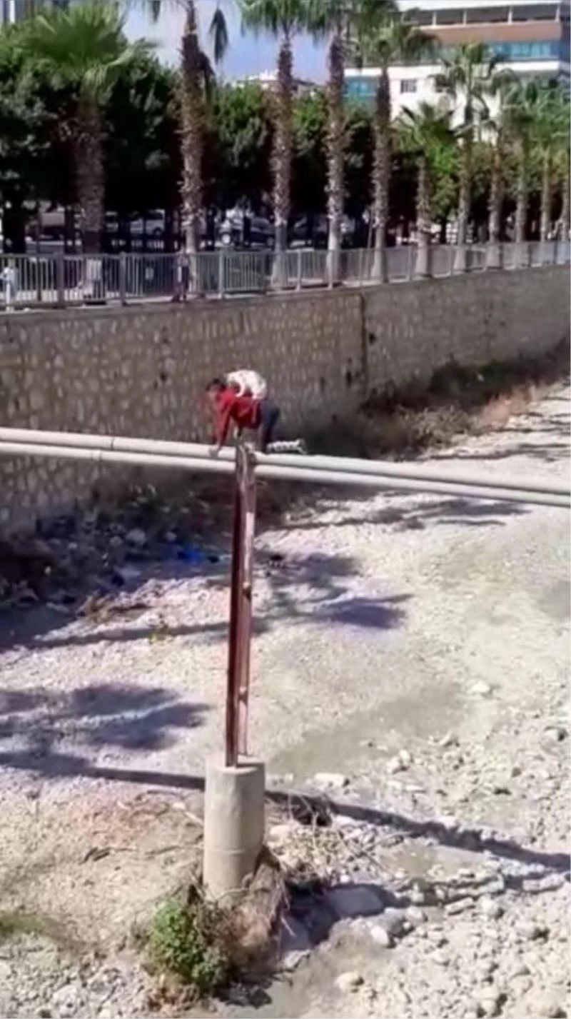 Mersin’de 12 yaşındaki Suriyeli çocuktan cesur davranış
