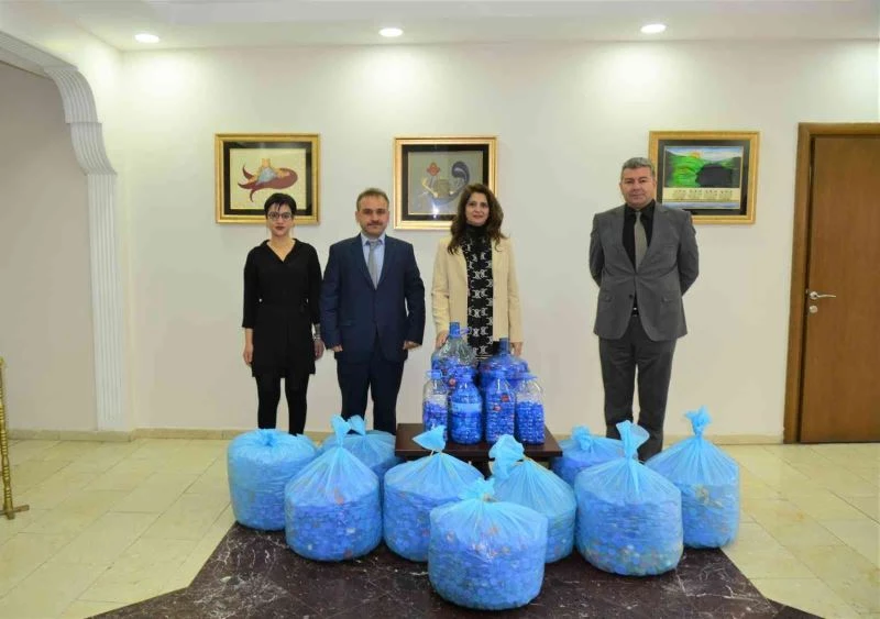 “Sıfır Atık” projesine plastik kapak desteği

