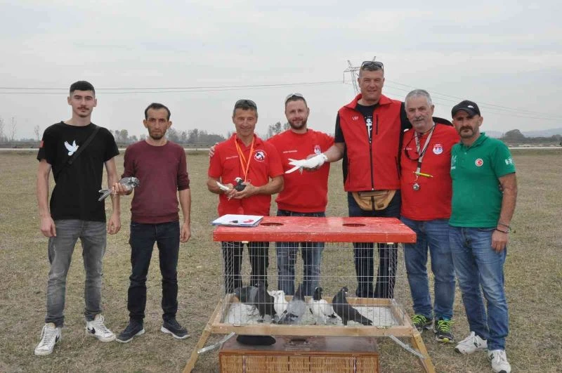 Güvercinlerin performansı tam not aldı
