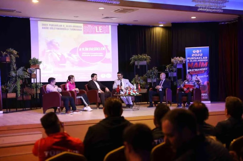 Pursaklar’da gençler şampiyonlarla buluştu
