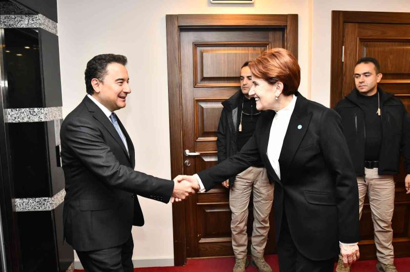 DEVA Partisi lideri Babacan’dan İYİ Parti lideri Akşener’e ziyaret
