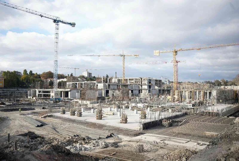 TBF Başkanı Türkoğlu, TBF Basketbol Gelişim Merkezi inşaatında incelemelerde bulundu
