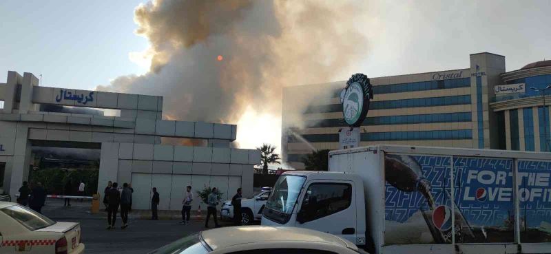 Erbil’de otel yangını
