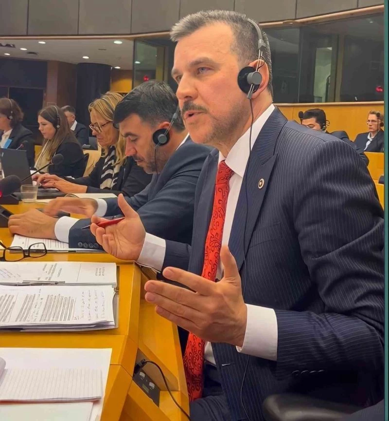 Esgin, Brüksel’deki AB Parlamentosunda önemli mesajlar verdi
