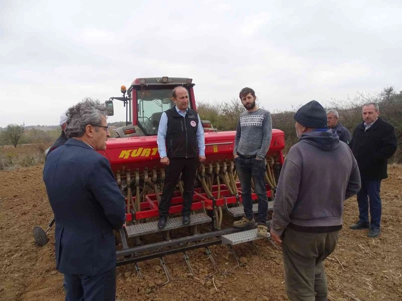 Tekirdağlı çiftçilerle tarımı değerlendirdiler
