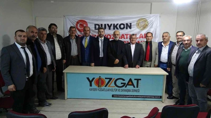 DUYKON Başkanı Özcan: “Dünyada yaşayan Yozgatlıların şemsiyesi olacağız”
