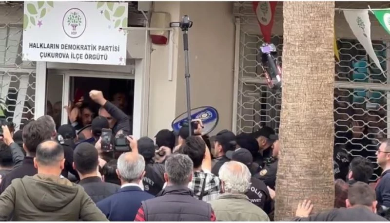 Hava harekatını protesto etmek isteyen HDP’lilere polis izin vermedi
