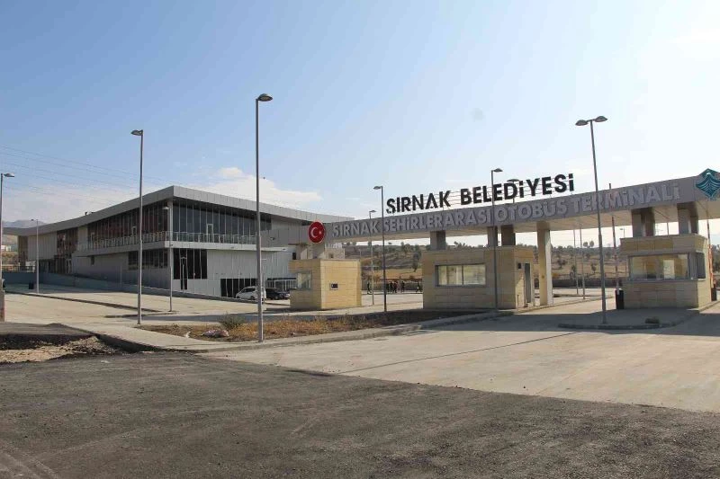 Şırnak, 14 milyona mal olan şehirlerarası terminaline kavuştu
