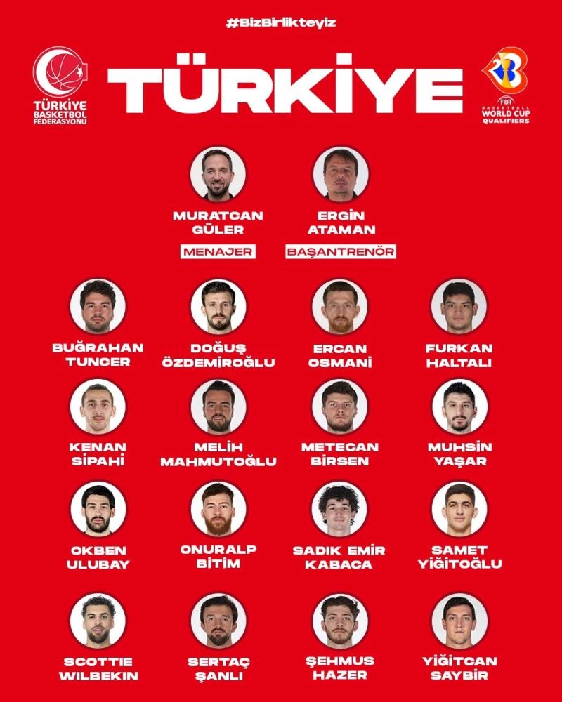 Millilerin aday kadrosu belli oldu
