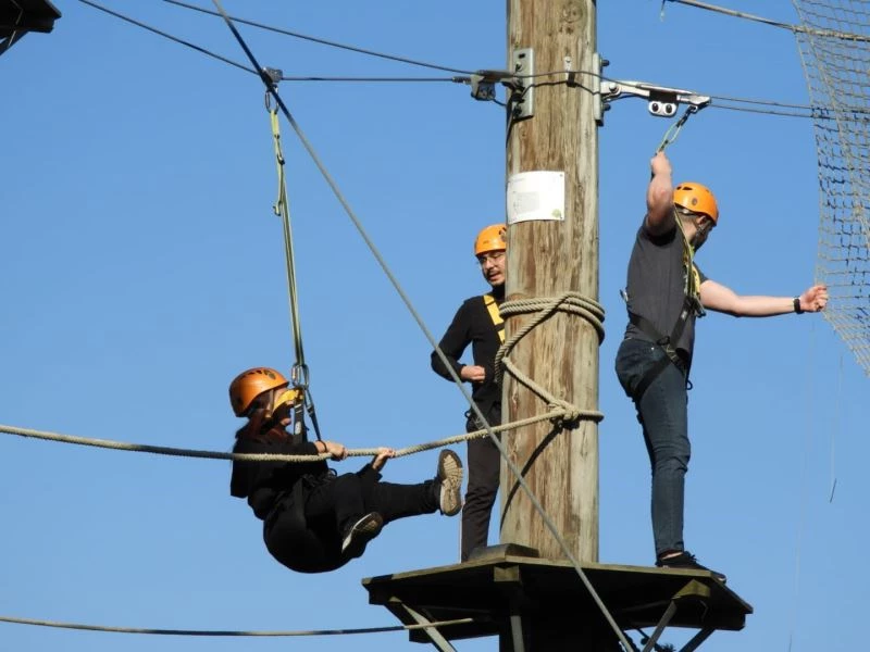 Mühendisler Macera Park’ta adrenalinle tanıştı
