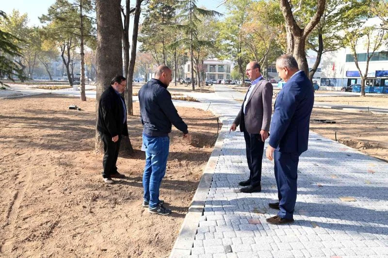 Cem Sultan Parkında çalışmalar devam ediyor

