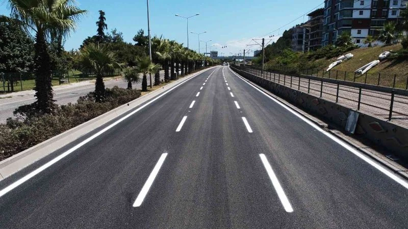 Samsun’un yolları tablo gibi
