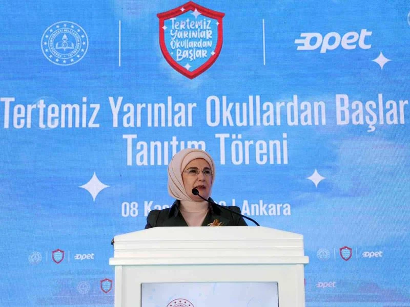 Emine Erdoğan: “Bizim için temizlik inancımızın özünü oluşturan bir yaşam prensibidir”
