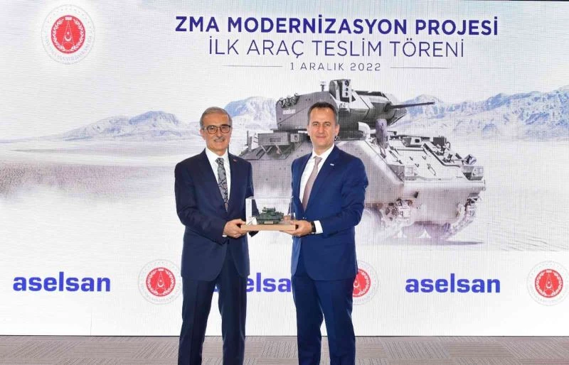 Modernizasyonu tamamlanan ZMA’lar Kara Kuvvetleri Komutanlığı’nın gücüne güç katacak
