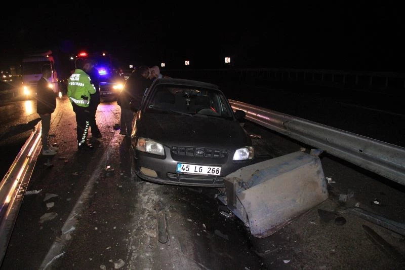 Manisa’da 4 araçlı zincirleme kaza: 1 yaralı

