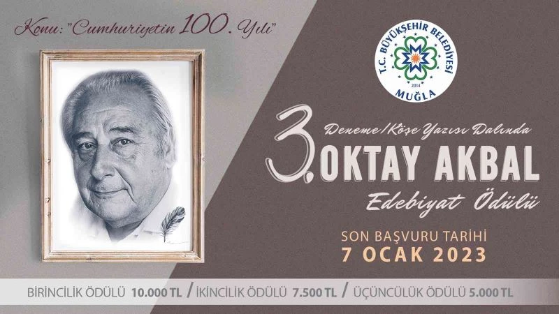 Oktay Akbal Edebiyat ödülü başvurusu 7 Ocak’ta sona eriyor

