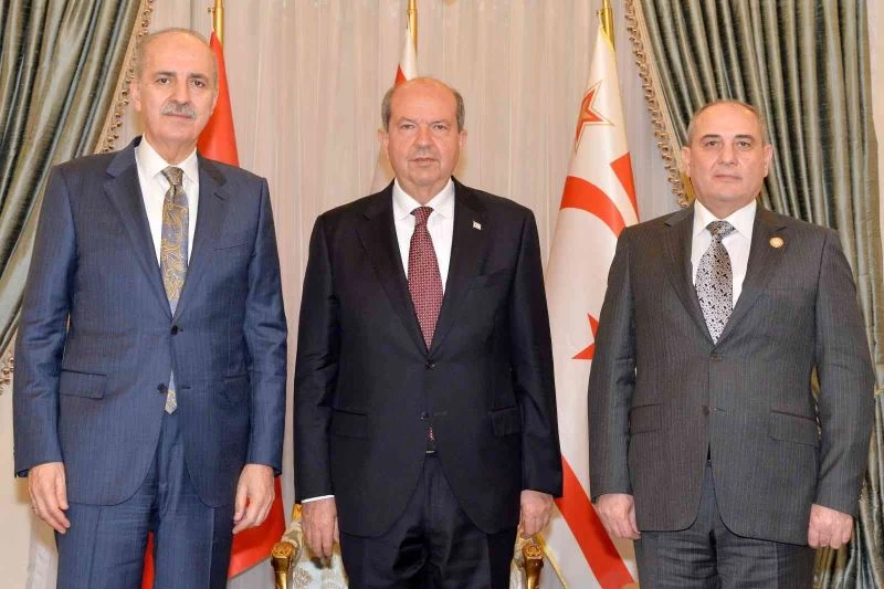 Tatar,  AK Parti, UBP ve Yeni Azerbaycan Partisi heyetlerini kabul etti
