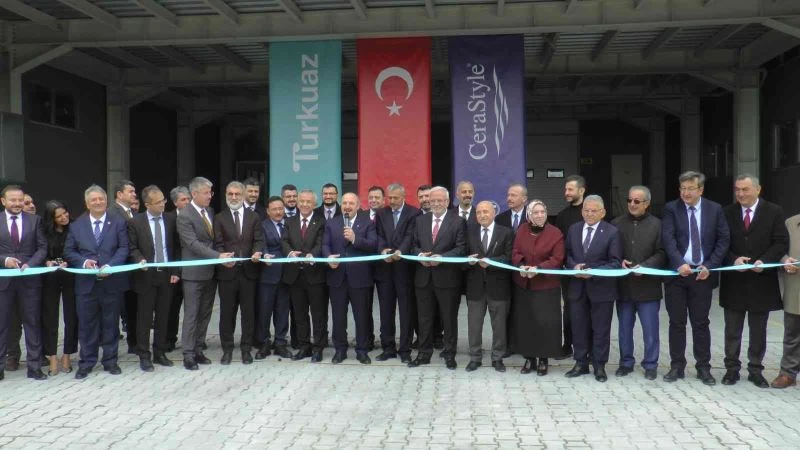Turkuaz Seramik’in yeni fabrikası açıldı
