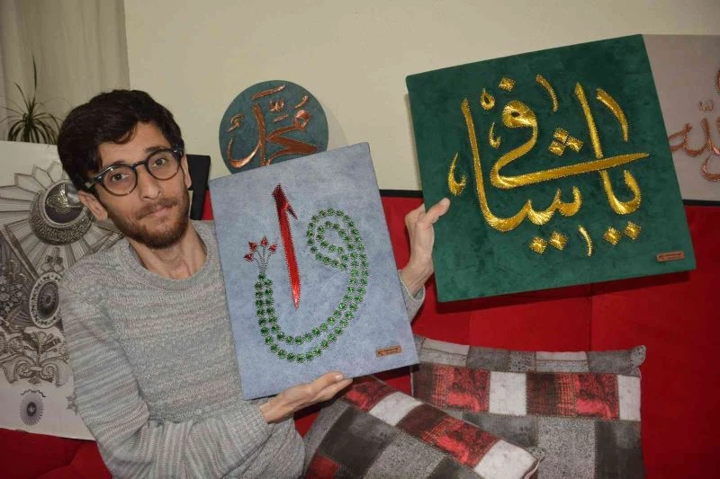 Engeli, başarısına engel olamadı: Bakanlığın filografi sanatçısı olacak
