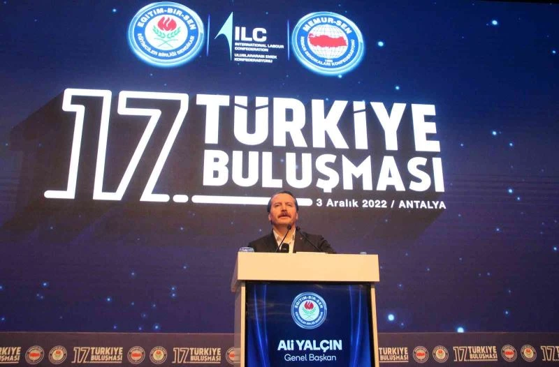 Eğitim-Bir-Sen Genel Başkanı Yalçın: 