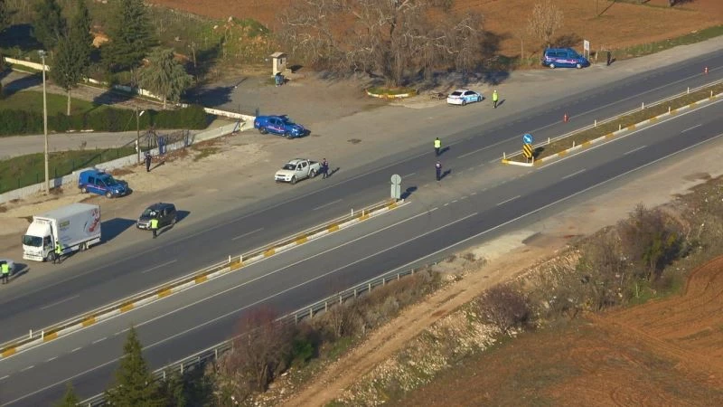 Yılbaşı trafiğine havadan sıkı denetim
