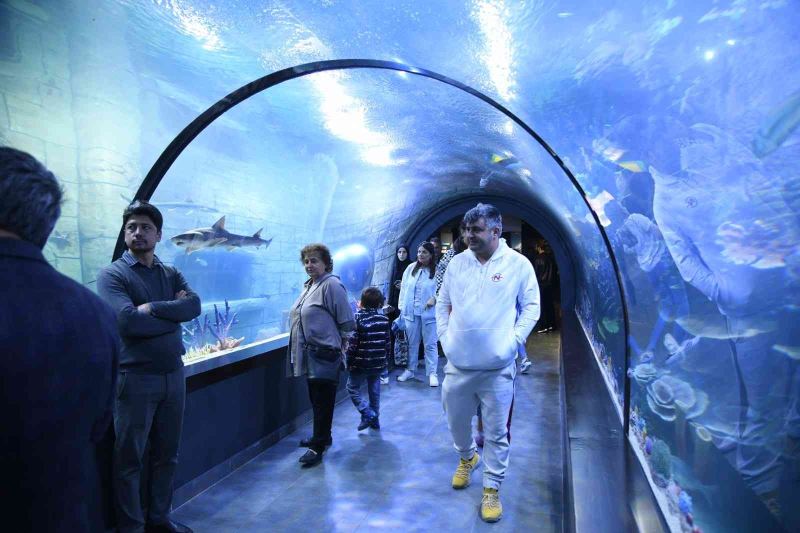 Tünel Akvaryum’un ziyaretçi sayısı 200 bini geçti
