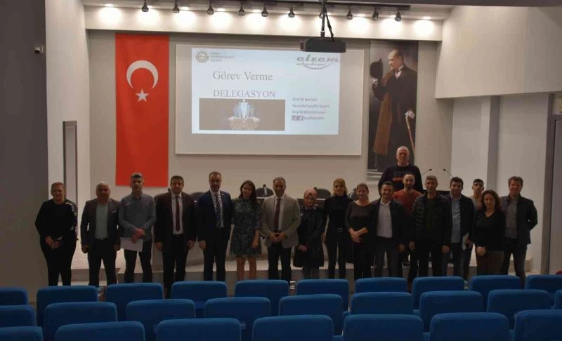 Denizli OSB’de ‘Görev verme ve delegasyon’ eğitimi verildi
