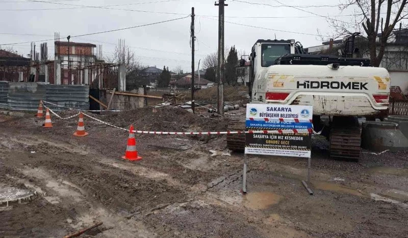 SASKİ, alt yapı çalışmalarını sürdürüyor
