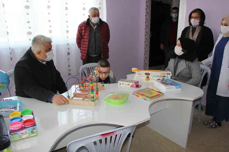 Özel öğrenciden Cumhurbaşkanı Erdoğan’a, ”Ben sizinle helikoptere binmek istiyorum”
