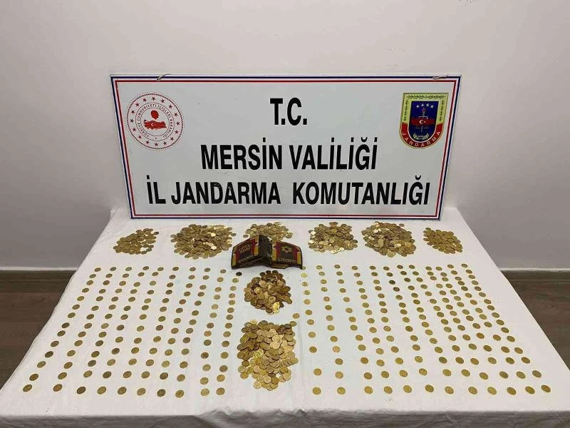 Mersin’de Osmanlı, Bizans ve Roma dönemine ait 5 bin 547 adet sikke ele geçirildi

