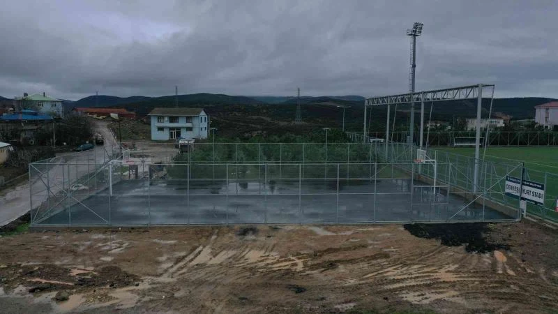 Çerkeşli’ye modern basketbol sahası
