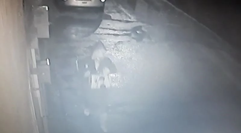 (Özel) Bursa’da laptop ve plak çalan hırsızın rahat tavırları kamerada
