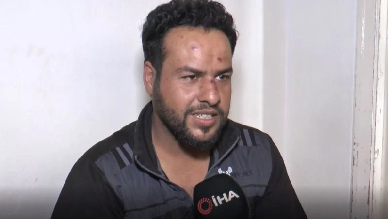 Üstü kirli diye ambulansa binmek istemeyen işçi  yabancı uyruklu çıktı