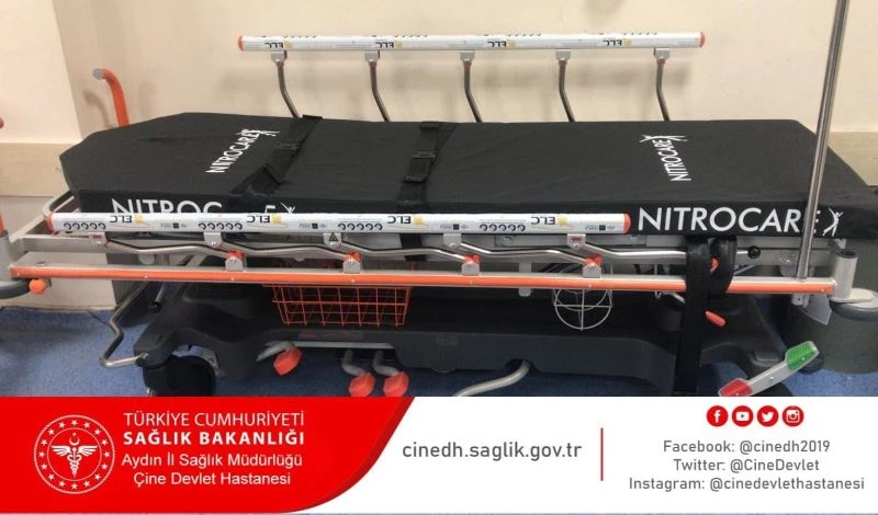 Çine Devlet Hastanesi’ne sedye bağışı
