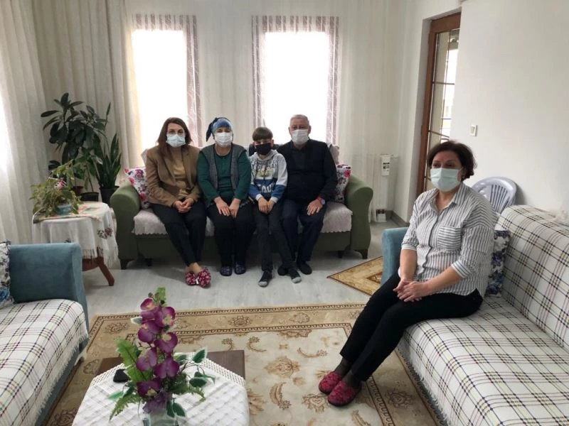 Kaymakam Baştürk gaziler ile görüştü
