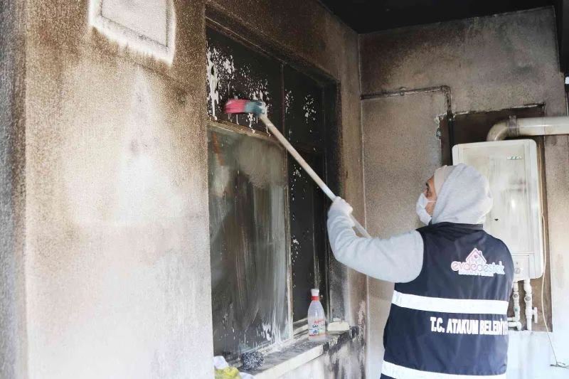 Atakum zabıtasının dikkati faciayı önledi
