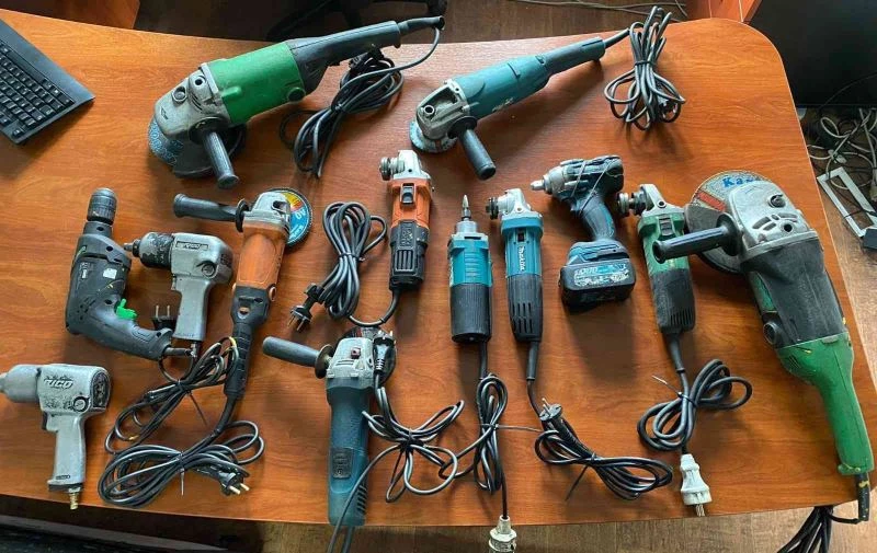 Matkap hırsızı kamerada
