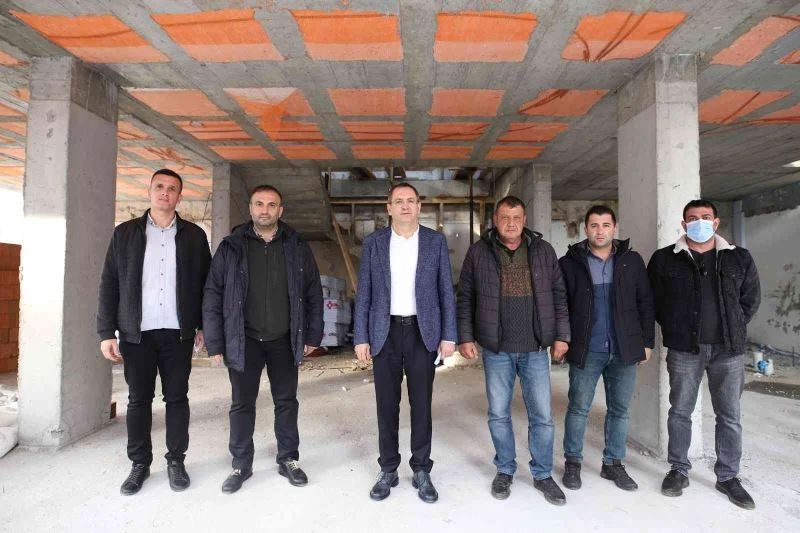 Cunda (Alibey) Adası’na hizmet binası
