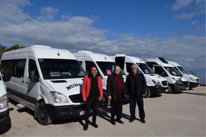 Mudanyalı minibüsçüler zam istiyor

