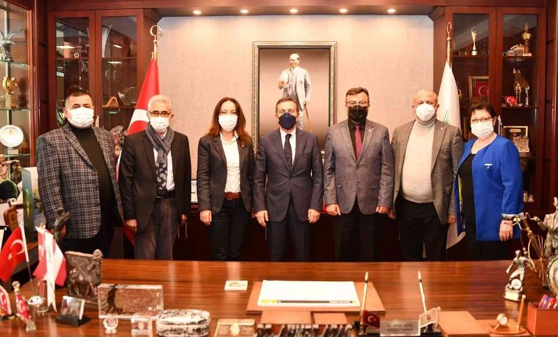 Başkan Ataç’a sanayici ve muhtarlardan ziyaret
