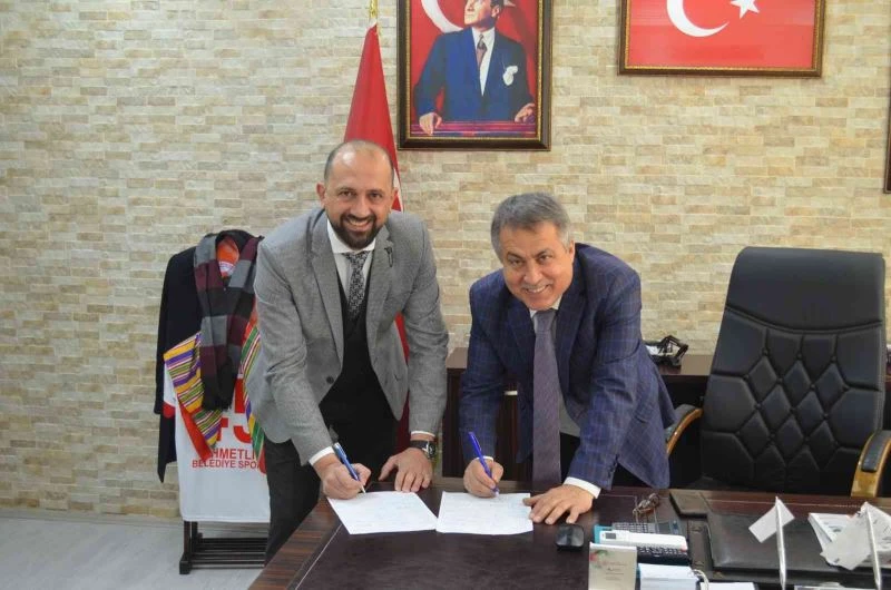 Ahmetli Belediyesi personelini sevindiren imza
