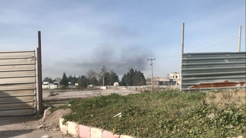 Hurdalık alan alevlere teslim oldu
